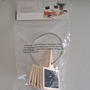 Target Wooden Chalkboard Cheese Markers